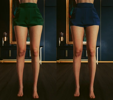 Shorts Green - Navy