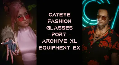 Cateye Fashion Glasses Port - Archive XL - Equipment EX