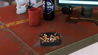 new ashtray cigarettes too