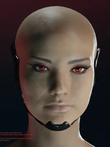 Songbird Face Cyberware - Jaw And Ear Only at Cyberpunk 2077 Nexus ...