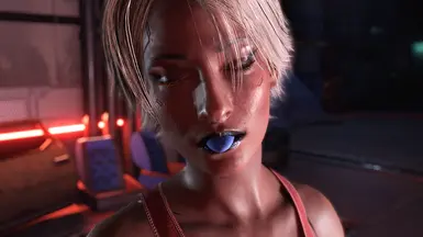 Blue tongue texture+vanilla tongue mesh