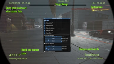 v1.4 adds in a customizable HUD overlay