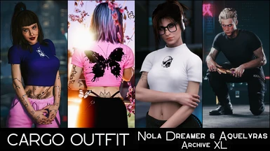 Nola Dreamer x Aquelyras - Cargo outfit - Both Vs - Archive XL