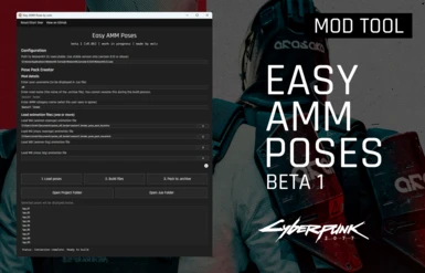 Easy AMM Poses (Beta) - Photomode to AMM Converter