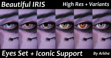 Beautiful IRIS - a High Definition Eyes Set for V