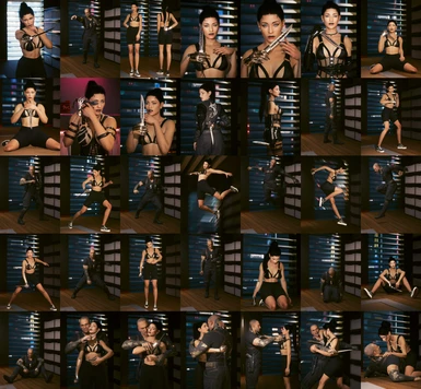 PREVIEW: 19 Fem Solo Poses, 10 Man Big Solo Poses, 6 Synced