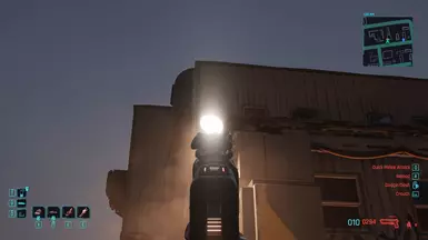 Modded crosshair helps guide your aim even against bright backgrounds.
