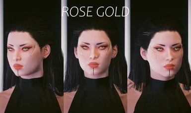 Color : Rose Gold - Metal : 100% - Rough : 0%