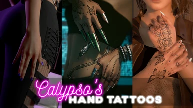 Calypso's Simple Hand Tattoos - VTK and Hyst