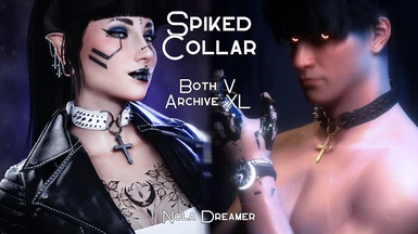 Nola Dreamer's Spiked Collar - Archive XL - Both V