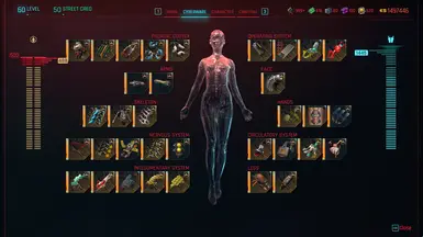 Version 1.1 (Main) + With (Actual Chrome Compression) modifying Tier 5+ and Tier 5++ to -35% and -50% + OP High Cost Cyberware
