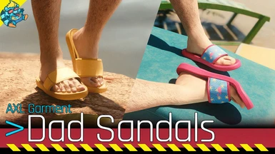 The D4D Store - Dad Sandals (M-F) (GS) (AXL)