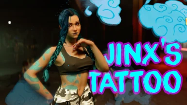 Arcane Jinx Tattoo Overlay (more accurate)
