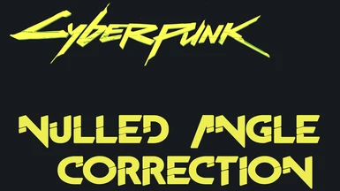 Nulled Angle Correction
