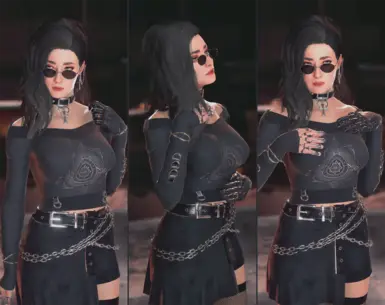 Goth Outfit Pt4 - Archive XL at Cyberpunk 2077 Nexus - Mods and community