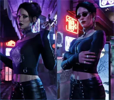 Goth Outfit Pt4 - Archive XL at Cyberpunk 2077 Nexus - Mods and community