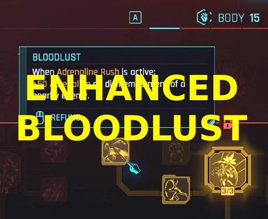 Enhanced Bloodlust