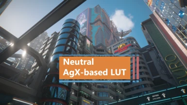 Neutral AgX-Based LUT