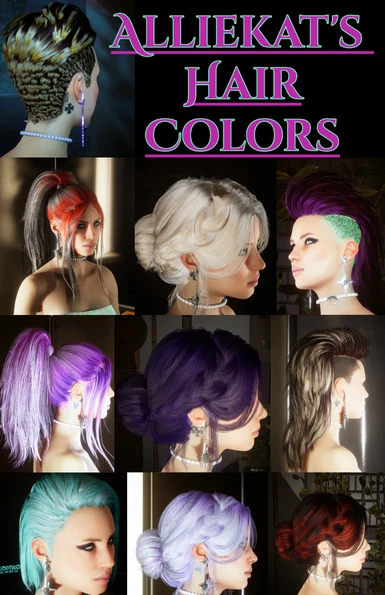 Alliekat's Hair Colors