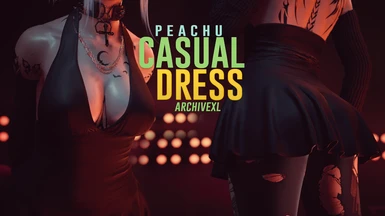 Peachu Casual Dress - Archive XL