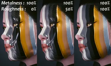 Metalness x Roughness : in-game RENDER