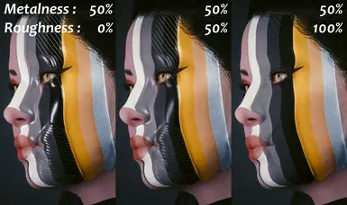 Metalness x Roughness : in-game RENDER