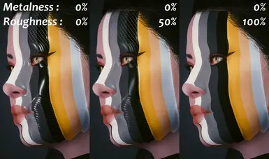 Metalness x Roughness : in-game RENDER