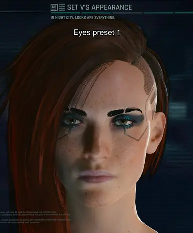 Eye preset 1 (works on all eye presets)