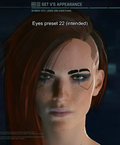 Eye preset 22 (works on all eye presets)