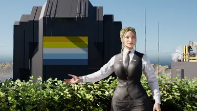 Pride Flag for Arasaka Tower at Cyberpunk 2077 Nexus - Mods and community