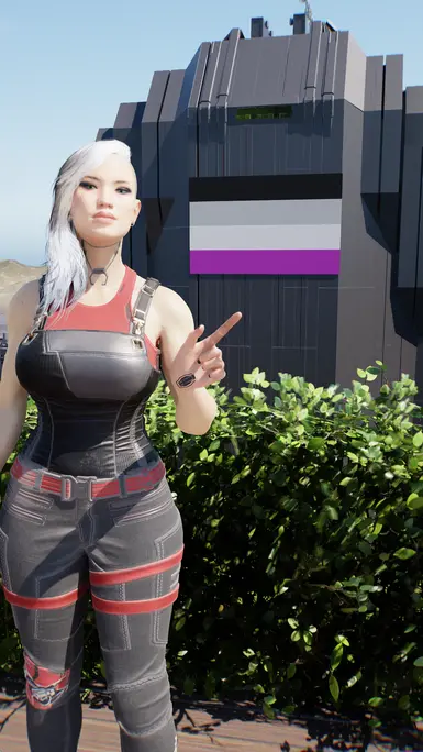 Pride Flag for Arasaka Tower at Cyberpunk 2077 Nexus - Mods and community