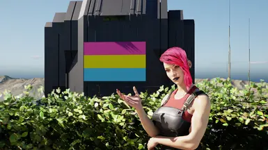 Pride Flag for Arasaka Tower at Cyberpunk 2077 Nexus - Mods and community