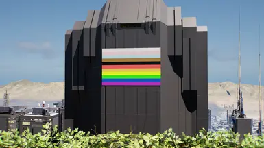 Pride Flag for Arasaka Tower at Cyberpunk 2077 Nexus - Mods and community