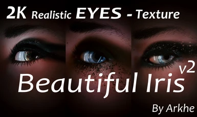 2K Realistic Eyes Texture - Beautiful IRIS v2 - Both V -