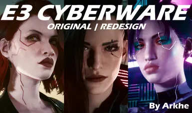 E3 Face CYBERWARE - Original and Redesign - For Both V - Fully Customizable