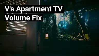V's Apartment TV Volume Fix