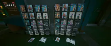 Base game: Notice the magazines on both racks are identical.