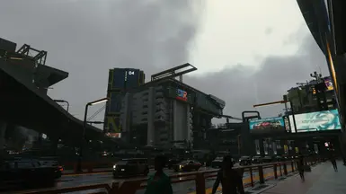 Courier Clouds (Rain)