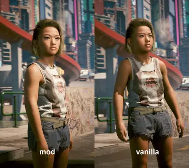 comparison shot by PumpernikeL - mod (L), vanilla (R)