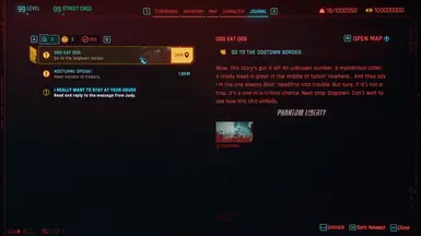 Phantom Liberty First Mission Select