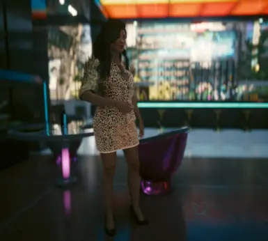 Suit skirt in leopard
