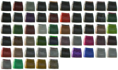 All colors in alphabetical order (see items codes)