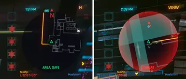 1.7 Circle Minimap Version: Colored Wanted stars and alternate zone vignette