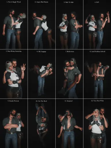 poses overview by me featuring Zwei|Rockergirlfriend &amp; Rev