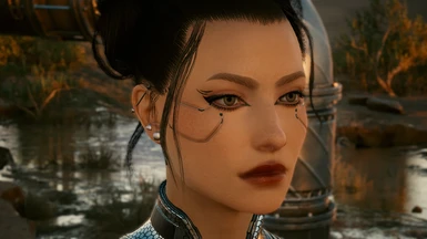 Koralina's New Eye Makeup - Graphic Eyeliners at Cyberpunk 2077 Nexus ...