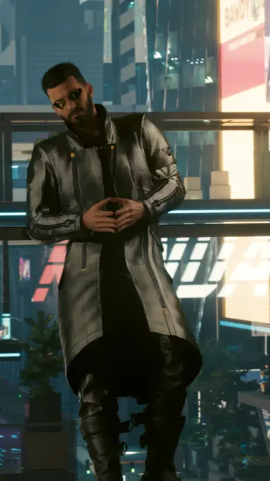 Adam Jensen's Trench Coat for Male V (M) (GS)