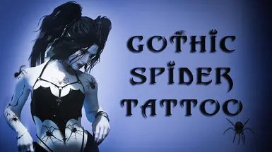 GOTHIC SPIDER TATTOO VTK