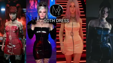 Mayo - Goth Dress