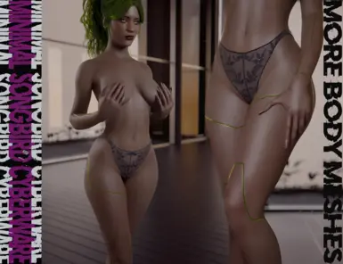BODY USED: ANGEL + DEFORM RIG | COLOR: CUSTOM LIME GREEN
