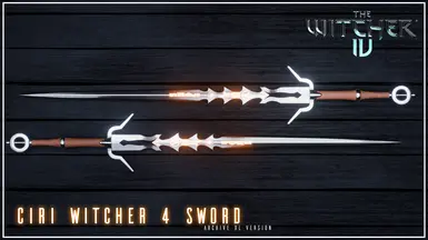 Ciri Witcher 4 Sword Archive XL